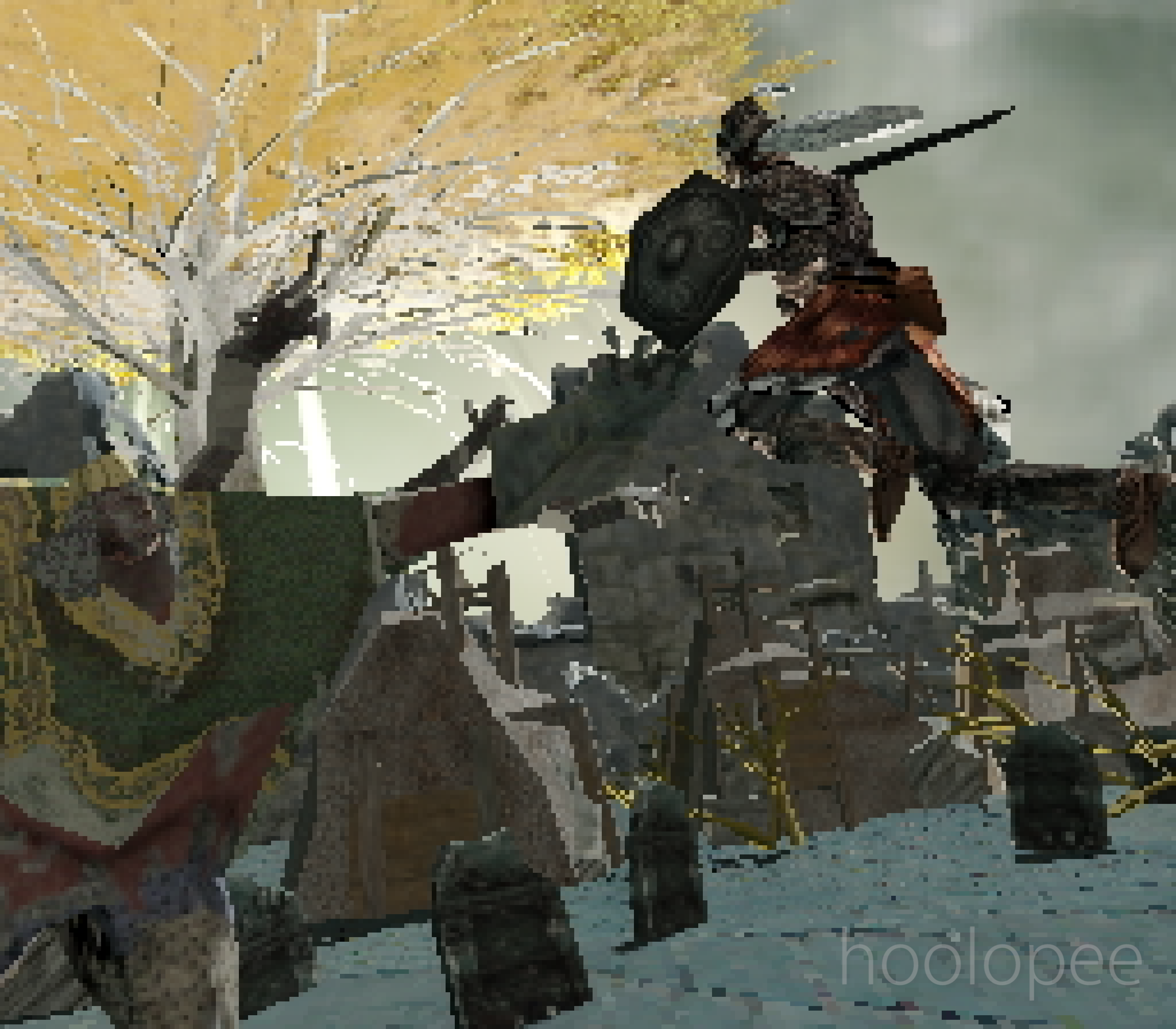 Here's Elden Ring re-imagined as a PS1 game